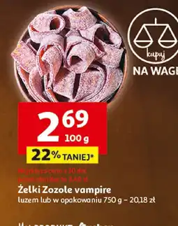 Auchan Żelki Zozole vampire luzem oferta