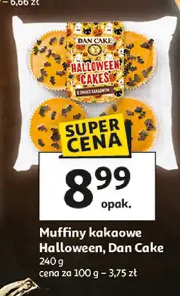 Auchan Muffiny kakaowe Halloween Dan Cake 200g oferta