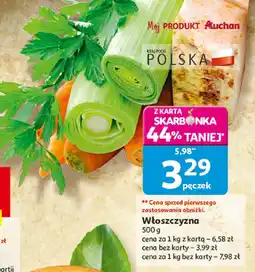 Auchan Włoszczyzna 500 g Auchan oferta
