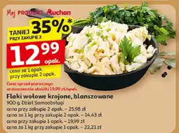 Auchan Flaki wołowe krojone, blansz owane 900 g, Dział Samoobsługi Auchan oferta