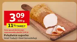 Auchan Polędwica sopocka, Dział Tradycji i Dział Samoobsługi Auchan oferta