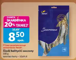 Auchan Śledź bałtycki suszony 100 g Kaluri oferta