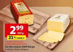 Auchan Ser Kasztelan OSM Sierpc, 3 rodzaje, Stoisko Wagowe oferta