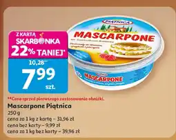 Auchan Mascarpone Piątnica, 250 g oferta