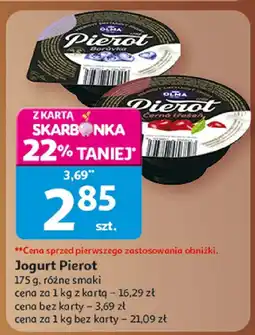 Auchan Jogurt Pierrot, 175 g, różne smaki oferta