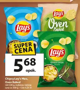 Auchan Chipsy Lay's Mix, Oven Baked, wybrane rodzaje oferta