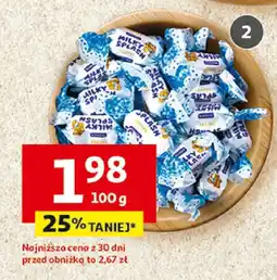 Auchan Cukierki Milky Splash luzem lub w opakowaniu oferta