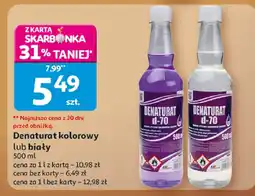 Auchan Denaturat kolorowy lub biały Auchan oferta