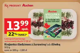 Auchan Krajanka śledziowa z żurawiną Auchan oferta