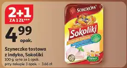 Auchan Szyneczka tostowa z indyka Sokoliki oferta