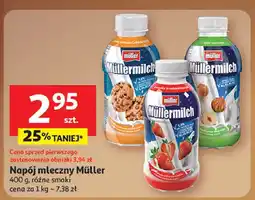 Auchan Napój mleczny Müller różne smaki oferta