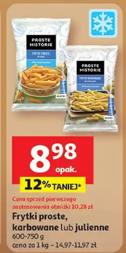 Auchan Frytki proste Proste historie oferta