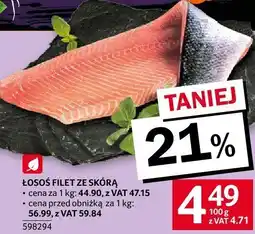 Selgros Łosoś filet ze skórą Selgros oferta