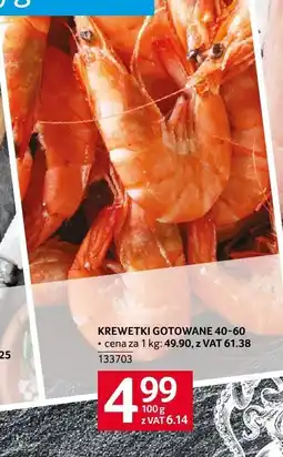 Selgros Krewetki gotowane Selgros oferta
