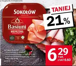 Selgros Szynka plastry SOKOŁÓW oferta