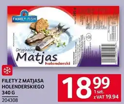 Selgros Filety z matiasa MATIAS HOLENDERSKI oferta