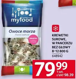 Selgros Krewetki surowe MY FOOD oferta