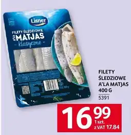Selgros Filety śledziowe a la matjas Selgros oferta
