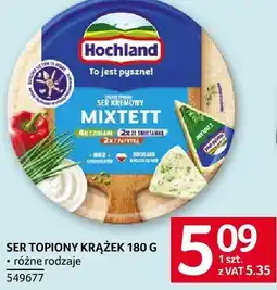 Selgros Ser topiony krążek Mixtett Hochland oferta