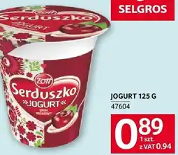 Selgros Jogurt Serduszko oferta