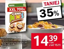 Selgros Płatki śniadaniowe Cini Minis Nestle oferta