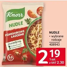 Selgros Nudle Knorr pomidorowe łagodne oferta