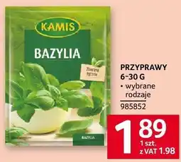Selgros Przyprawa Bazylia Kamis oferta