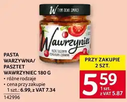 Selgros Pasta warzywna/pasztet Wawrzyniec 180 g różne rodzaje oferta