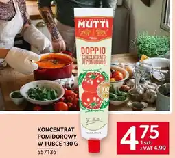 Selgros Koncentrat pomidorowy Mutti w tubie 130 g oferta