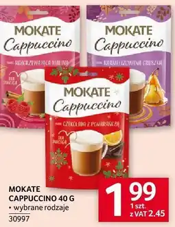 Selgros Kawa cappuccino Mokate wybrane rodzaje 40 g oferta