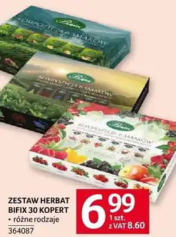 Selgros Zestaw herbat Bifix 30 kopert różne rodzaje oferta
