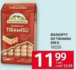 Selgros Biszkopty do Tiramisu 500 g oferta