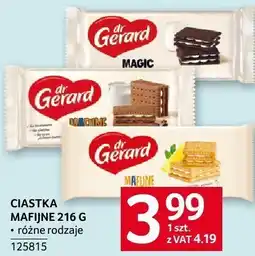 Selgros Ciastka Mafijne 216 g różne rodzaje Dr Gerard oferta