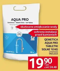 Selgros Tabletki solne Qemetica Aqua Pro oferta
