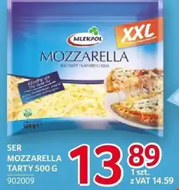 Selgros Ser mozzarella tarty Mlekpol oferta