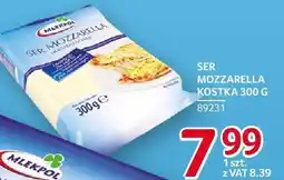 Selgros Ser mozzarella kostka Mlekpol oferta