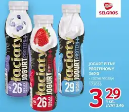 Selgros Jogurt pitny proteinowy różne rodzaje Milko oferta
