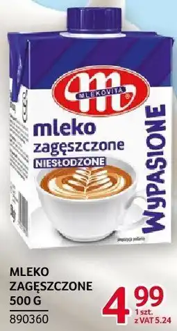 Selgros Mleko zagęszczone Wypasione Mlekovita oferta