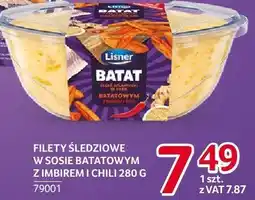 Selgros Filety śledziowe w sosie batatowym z imbirem i chili Lisner oferta
