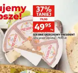 Auchan Ser brie orzechowy president oferta