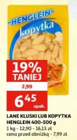 Auchan Lane kluski lub kopytka henglein oferta