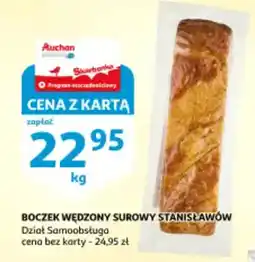 Auchan Boczek wędzony surowy stanisławów oferta