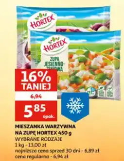 Auchan Mieszanka warzywna na zupę hortex oferta