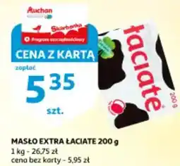 Auchan Masło extra łaciate oferta