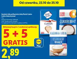 Lidl Cukier biały kryształ 1 kg Kuchnia Lidla.pl oferta