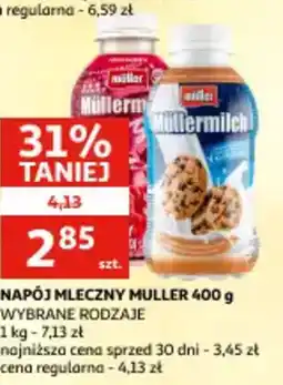Auchan Napój mleczny muller oferta