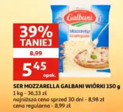 Auchan Ser mozzarella galbani wiórki oferta