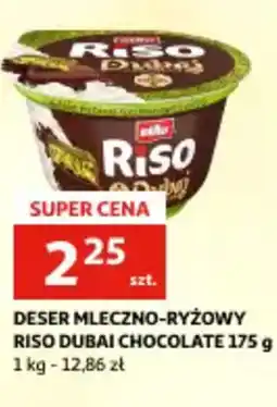 Auchan Deser mleczno-ryżowy riso dubai chocolate stracciatella oferta