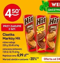 Żabka Ciastka Markizy Hit vanilla oferta