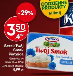 Żabka Serek Twój Smak Piątnica naturalny oferta